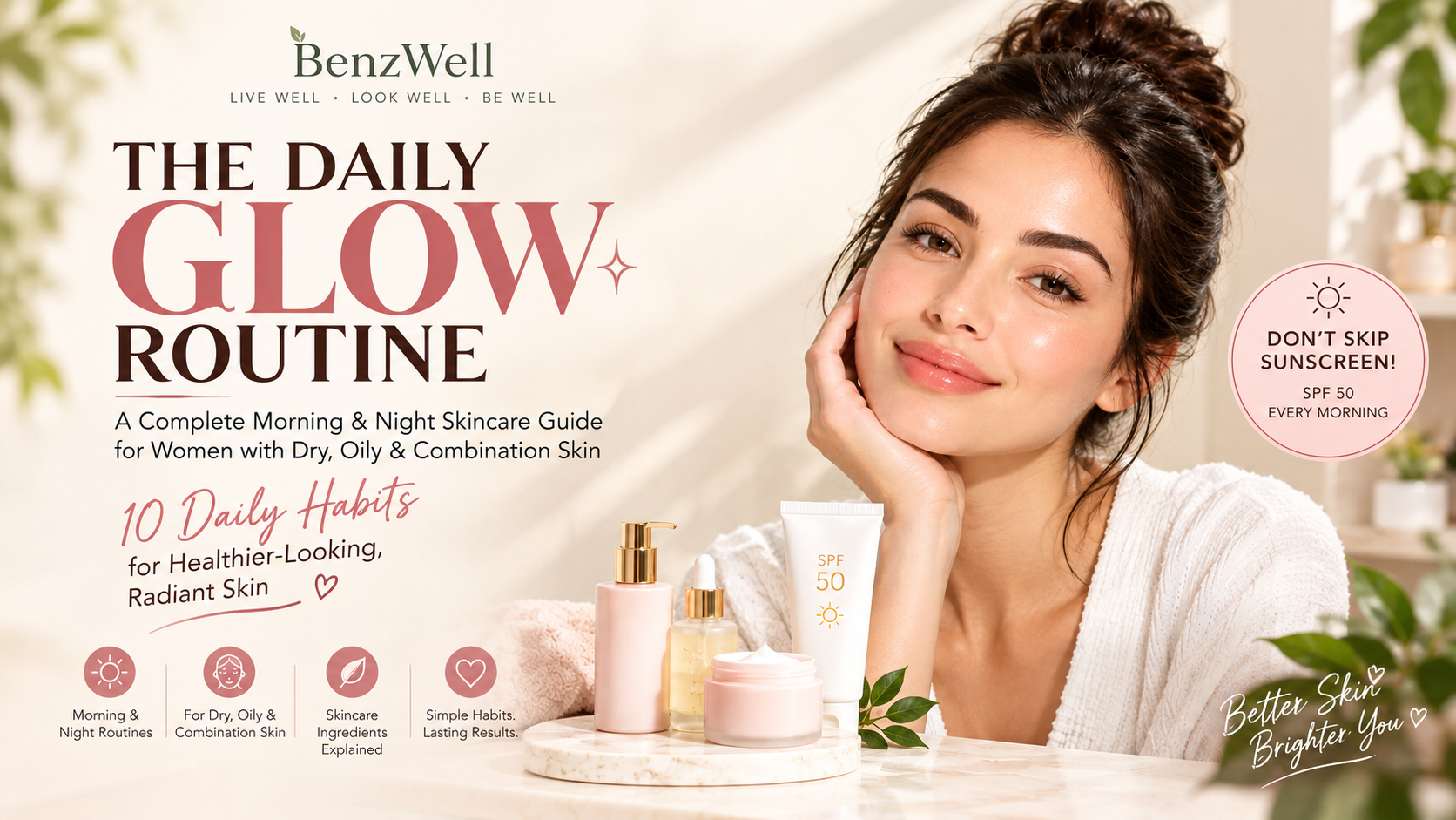 The Daily Glow Routine — Complete Skincare Guide for Women